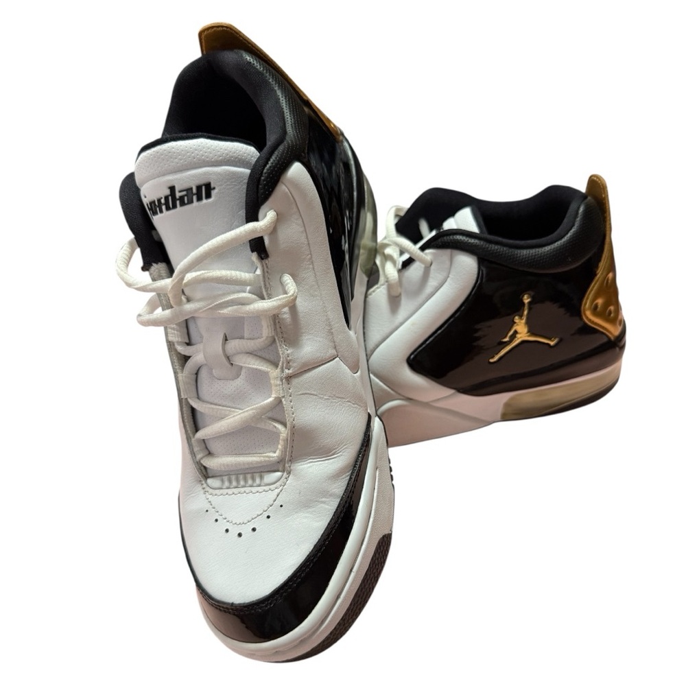Jordan Big Fund Premium White Metallic Gold